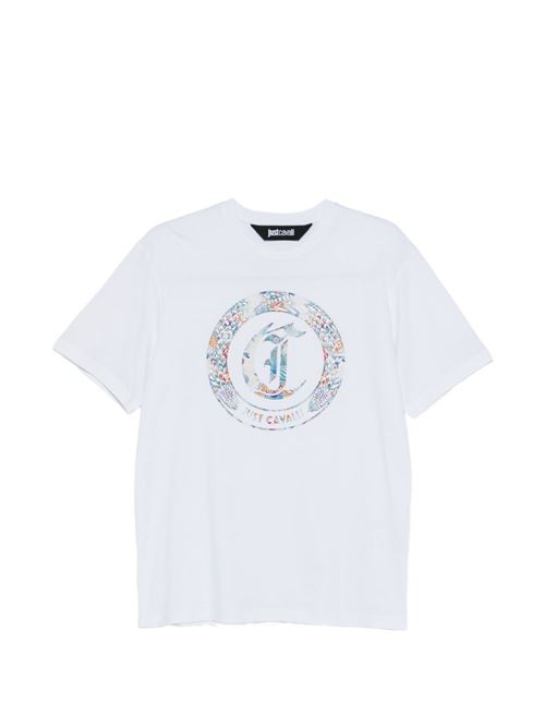 T-shirt uomo con stampa JUST CAVALLI | 80OAHE01CJ110003